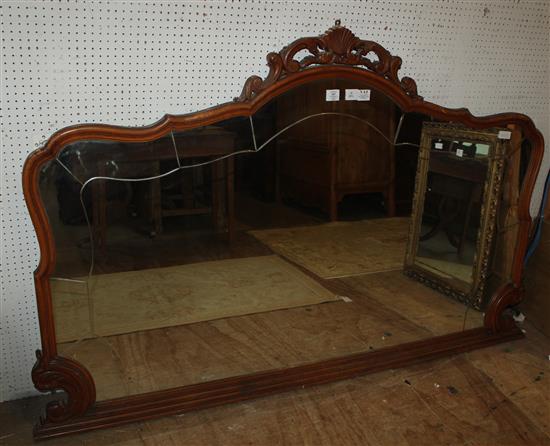 Large overmantel mirror